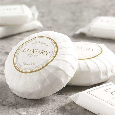 Ronde zeep pleat type verpakkingsmachine voor automatische hotel zeep verpakking