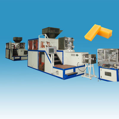 Volledig automatisch toilet 2000 kg/uur Twee-kleurige broodje zeep productie machine