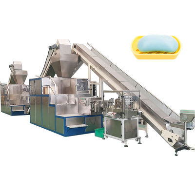Volledig automatisch toilet 2000 kg/uur Twee-kleurige broodje zeep productie machine