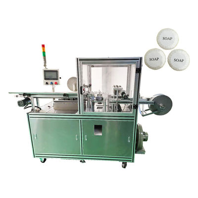 Video Technische Ondersteuning Hotel Ronde Zeep Pleated Wrapper Machine Verpakkingsmachine