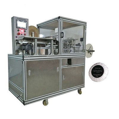 Video Technische Ondersteuning Hotel Ronde Zeep Pleated Wrapper Machine Verpakkingsmachine