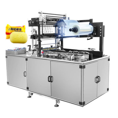 Stretch Film Ronde Zeep Verpakkingsmachine Voor Snel Makkelijk Wassen Zeep Verpakkingen