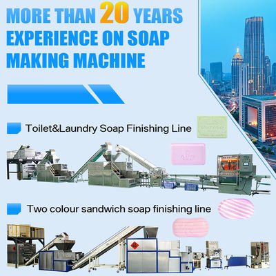 3000 kg/h Productielijn voor wasmachines/toiletzeepmachines voor productie-installaties