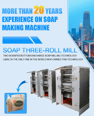 Productie met hoge capaciteit Triple Roll Mill Zeep maken 3 Drie rol