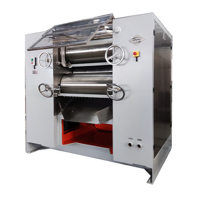 Zeeppasta-malmachine met drievoudige molenroller met een voedingsmaat van 10 30 mm