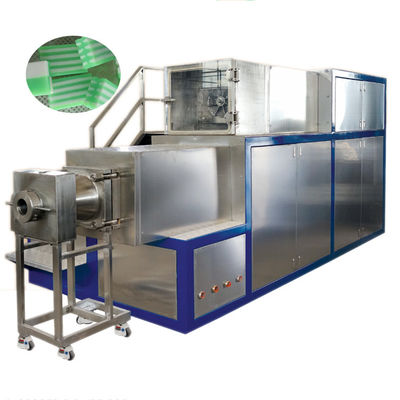 Elektrische duplex vacuümbar zeeppudding voor zeepmachine
