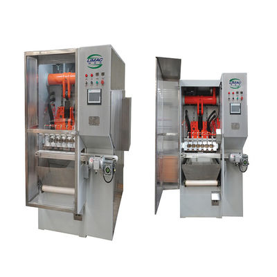 Professionele zeepmachine met mixer drie rollen molen plodder en stamper
