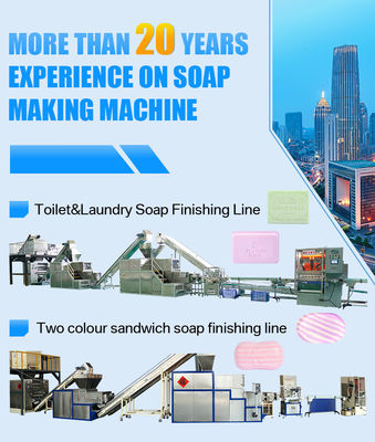 500-3000KG/H Toilet zeepmachine Productielijn voor zeepfabriek